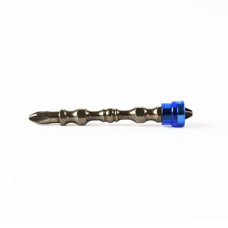 SUPERIOR STEEL PH2 Double Head Phillips High Torque Magnetic Power Screwdriver Bits - 2.5 Inch Long, PK 25 B465-25B